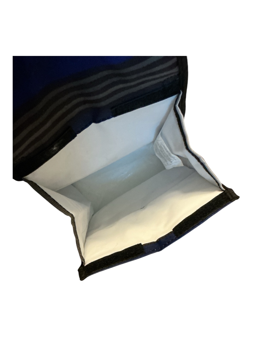 Blue And Black Striped Insulated Lunch Bag — image 5 of 8